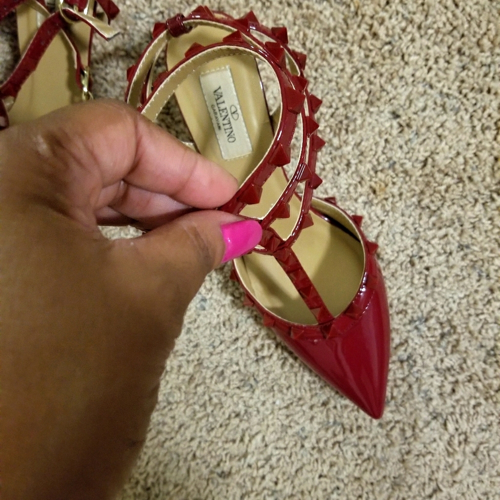 Valentino Rockstud Caged 65mm Pumps, size 9.5